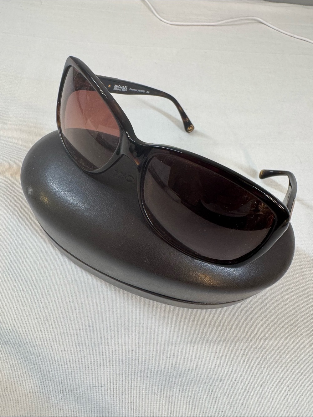 Michael Kors Dark Brown Gradient Lens Women's Sunglasses